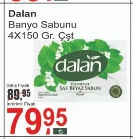 Dalan Banyo Sabunu 4X150 Gr. Çşt