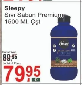 Sleepy Sıvı Sabun Premium 1500 Ml. Çşt