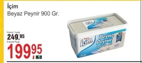 İçim Beyaz Peynir 900 Gr.
