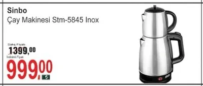 Sinbo Çay Makinesi Stm-5845 Inox