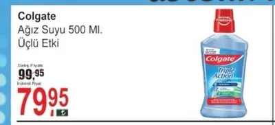 Colgate Ağız Suyu 500 Ml. Üçlü Etki