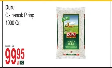 Duru Osmancık Pirinç 1000 Gr.