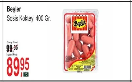 Beşler Sosis Kokteyl 400 Gr