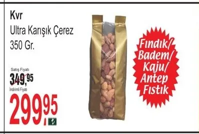 Kvr Ultra Karışık Çerez 350 Gr.