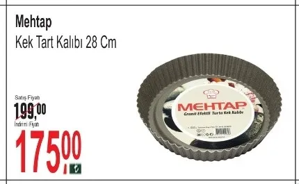 Mehtap Kek Tart Kalıbı 28 Cm