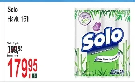 Solo Havlu 16'Lı