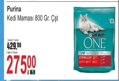 Purina Kedi Maması 800 Gr. Çşt