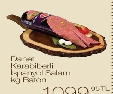 Danet Karabiberli İspanyol Salam Kg Baton