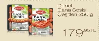 Danet Dana Sosis Çeşitleri 250 G