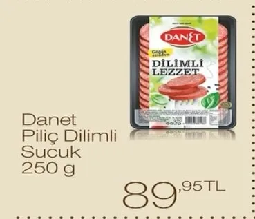 Danet Piliç Dilimli Sucuk 250 G