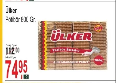 Ülker Pötibör 800 Gr.