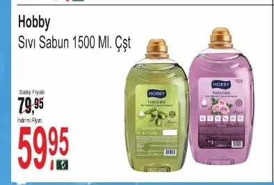 Hobby Sıvı Sabun 1500 Ml. Çşt