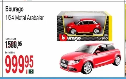 Bburago 1/24 Metal Arabalar