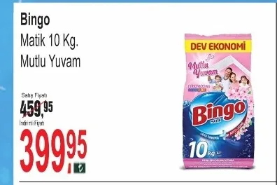 Bingo Matik 10 Kg. Mutlu Yuvam