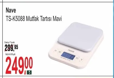 Nave Ts-K5088 Mutfak Tartısı Mavi