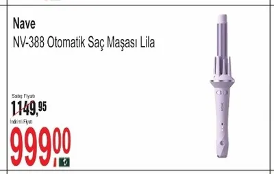 Nave Nv-388 Otomatik Saç Maşası Lila