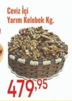 Ceviz İçi Yarım Kelebek Kg