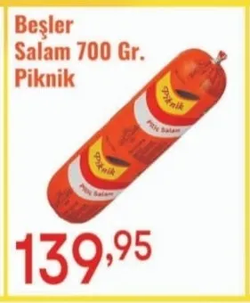 Beşler Salam 700 Gr Piknik