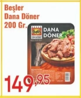Beşler Dana Döner 200 Gr.
