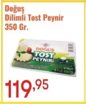 Doğuş Dilimli Tost Peynir 350 Gr.