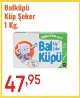 Balküpü Küp Şeker 1 Kg