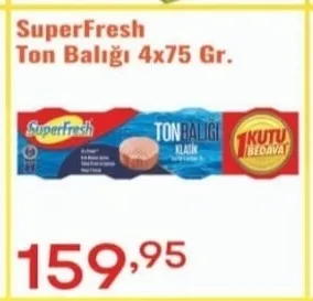 Superfresh Ton Balığı 4X75 Gr.