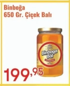 Binboğa 650 Gr. Çiçek Balı