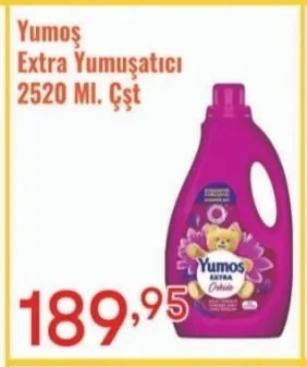Yumoş Extra Yumuşatıcı 2520 Ml. Çşt