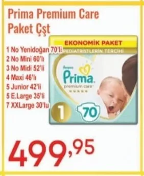 Prima Premium Care Paket Çşt