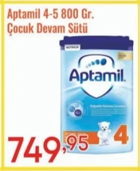 Aptamil 4-5 800 Gr Çocuk Devam Sütü