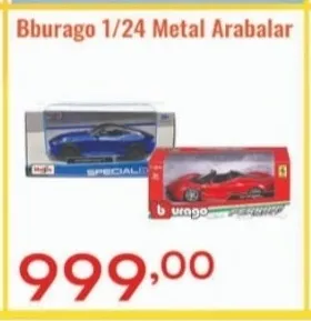 Bburago 1/24 Metal Arabalar