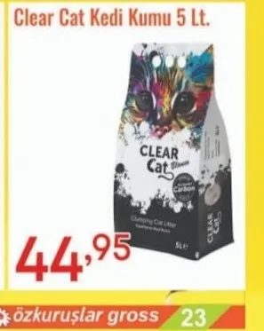 Clear Cat Kedi Kumu 5 Lt