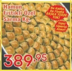 Hamun Fıstıklı Özel Sarma Kg