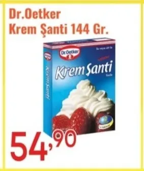 Dr. Oetker Krem Şanti 144 Gr.