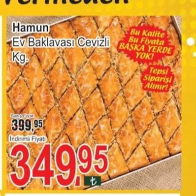 Hamun Ev Baklavası Cevizli Kg