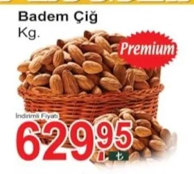 Badem Çiğ Kg