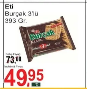 Eti Burçak 3'Lü 393 Gr.