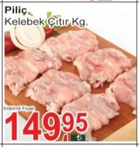 Piliç Kelebek Çıtır Kg.