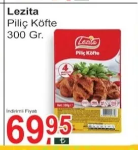 Lezita Piliç Köfte 300 Gr.