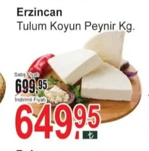 Erzincan Tulum Koyun Peynir Kg