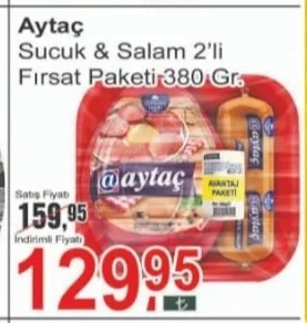 Aytaç Sucuk & Salam 2'Li Fırsat Paketi 380 Gr.