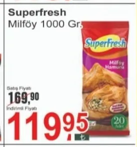 Superfresh Milföy 1000 Gr.
