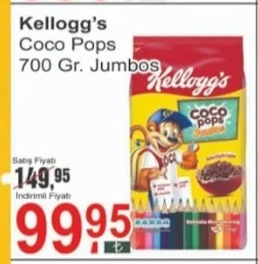 Kellogg'S Coco Pops 700 Gr. Jumbos