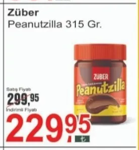 Züber Peanutzilla 315 Gr.