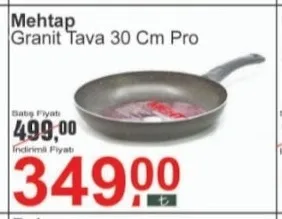 Mehtap Granit Tava 30 Cm Pro