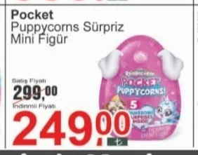 Pocket Puppycorns Sürpriz Mini Figür