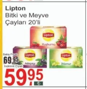 Lipton Bitki Ve Meyve Çayları 20'Li