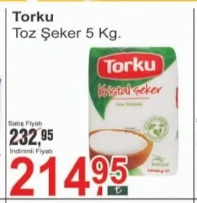 Torku Toz Şeker 5 Kg