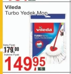 Vileda Turbo Yedek Mop