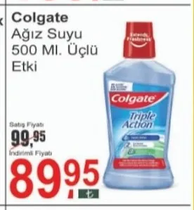 Colgate Ağız Suyu 500 Ml. Üçlü Etki
